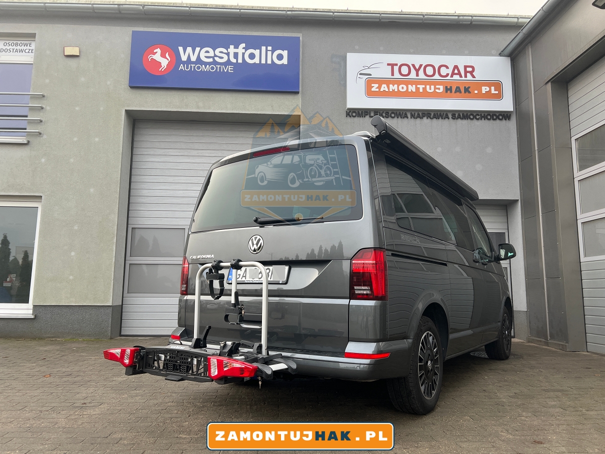 montaz haki holownicze poznan serwis westfalia zdjecie samochodu z hakiem witter volkswagen multivan